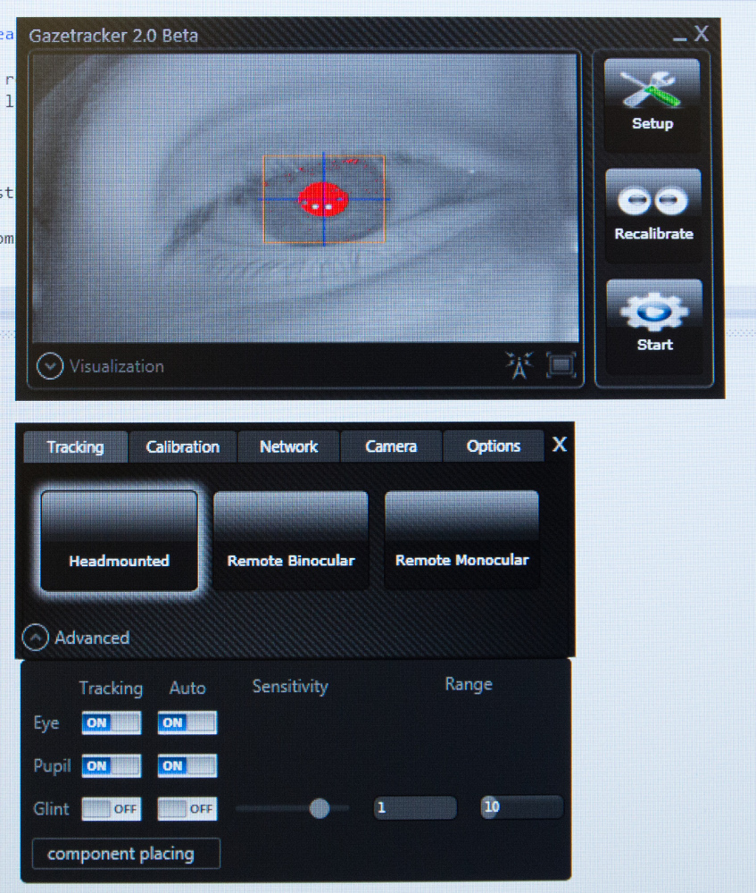 ITU Gaze Tracker - Eyetracking Software